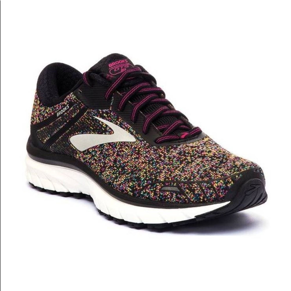 Brooks Adrenaline GTS 18 (Pink/Blue/Yellow)